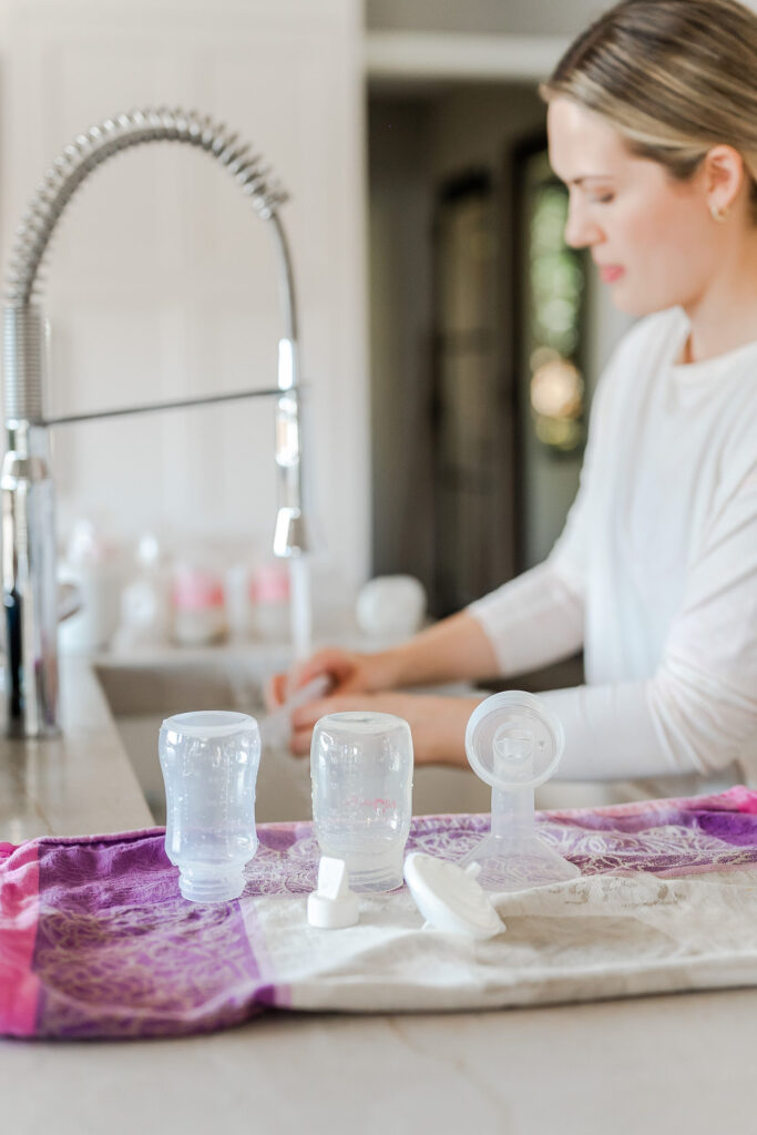 postpartum doula washing baby bottles philadelphia